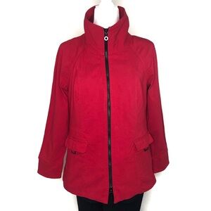 Cheryl Nash Windridge Jacket Women’s Zip Front Red Medium M